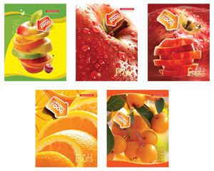 Klade standarta 60lpp, 165*205mm, rtiu, FRUTE